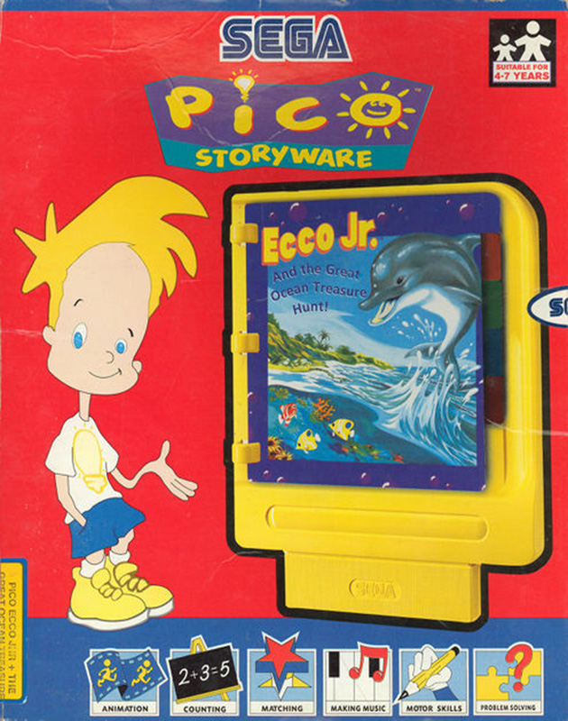 Ecco Jr and the Great Ocean Hunt box art for Sega Pico